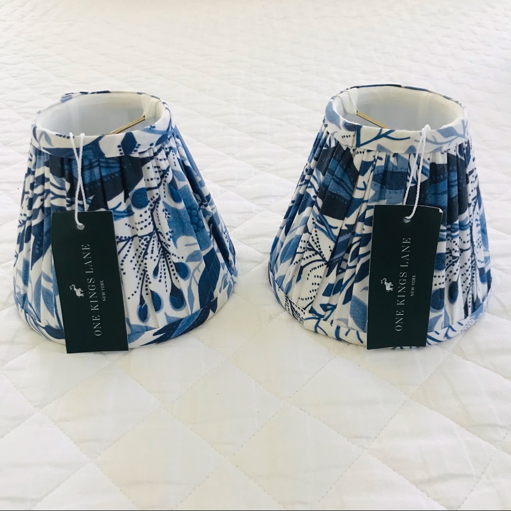One Kings Lane Pmgrt Floral Clip-On Lampshades